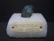 Vintage Chrysocolla Specimen, 1950s Vintage, Globe, Arizona picture