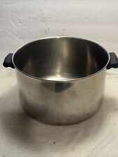 FARBERWARE Aluminum Clad Stainless Steel 8 QT STOCK POT WithOUT Lid USA picture