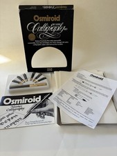 Vintage Osmiroid De Luxe Calligraphy Set Fountain Pen 6 Nibs England 22 Carat  picture