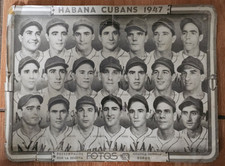 CUBA HABANA CUBANS BASEBALL BBC CONRADO MARRERO HIDALGO 1947 ORIG PHOTO XXL picture