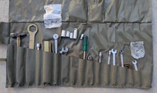 Vintage Bahco / EA Berg Military Vehicle Tool Roll & Kit Set Sweden / Argentina picture