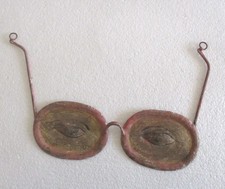 ANTIQUE OPTOMETRIST ADVERTISEMENT TRADE EYE CLINIC DISPLAY SIGN SPECS . picture