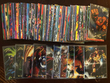 100+ diff '94 FLAIR MARVEL COMICS CARD LOT w 10 POWER BLAST INSERTS DEADPOOL picture