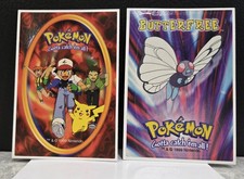 Vintage 1999 Pokemon A & A Global Vendings Stickers ~ Butterfree & Team Ash picture
