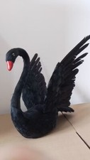 big simulation foam and feather wings swan model gift about 30x50cm picture