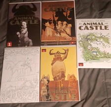 Animal Castle #1-5 Complete Set Ablaze Comics ALL VARIANTS 10 book lot NM+ picture