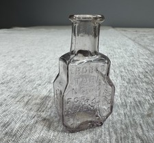 Robert Turlingtons Balsam Of Life Antique Medicine Bottle London Amethyst - 20 picture