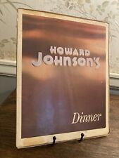 Rare 1970s-80s Howard Johnson’s HoJo Dinner Menu picture
