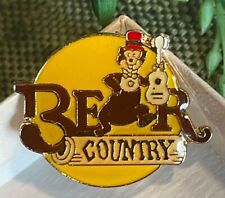 VTG Disney Bears Country Lapel Hat Pin Walt Disney Productions Souvenir Gold picture