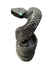Authentic Zuni Coiled Rattlesnake Fetish Carving by Farlan & Paulette Quam 3.5” picture