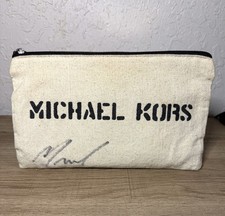 Designer Michael Kors Autographed Pouch 