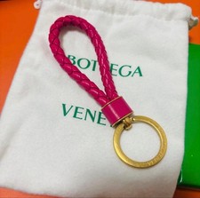 Bottega Veneta Pink Key Ring Unused with Box & Pouch picture