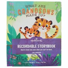 Hallmark What Are Grandsons Made Of? Recordable Storybook picture
