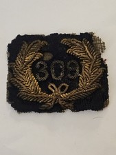Civil War Army 309th Infantry Bullion Campaign Hat Badge Patch L@@K picture