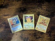 Pichu 12/111 Neo Genesis Holo LOT Shadowless Pikachu 58/102 Fossil Raichu 29/62 picture