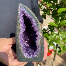 670G Natural Amethyst geode quartz cluster crystal specimen Healing picture