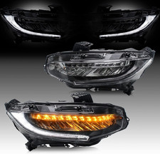 VLAND LED Headlights Assembly Compatible for 10TH Gen Honda Civic Sedan/Coupe/Ha picture