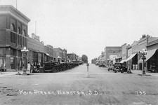 REPRINT RPPC MODERN Postcard Main Street Webster, South Dakota D613 picture