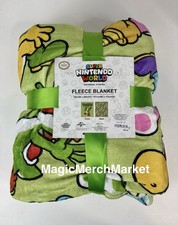 Universal Studios Super Nintendo World Yoshi Fleece Blanket 50x60 picture