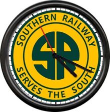 Southern Railway Serves South Railroad Rail Line Train Conductor Sign Wall Clock picture