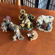 Boyds Bears & Friends - Male Bears - The Bearstone Collection - 5 Figure Lot picture