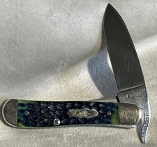 2018 Case XX Russlock 61953 1/2L SS Hunter Green Bone Drop Point Knife picture