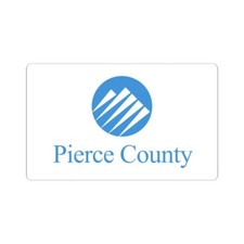 Flag of Pierce County Washington (United States) STICKER Vinyl Kiss-Cut Decal picture