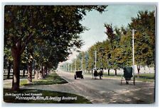 Minneapolis Minnesota MN Postcard Ft. Snelling Boulevard c1910 Vintage Antique picture