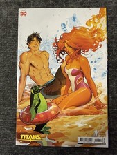 TITANS #8 - SWEATER WEATHER Dan Mora Variant - DC Comics (2024) NM- Unread picture