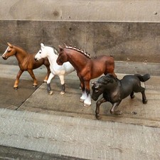 Schleich Toy Horse Lot Of 4 Retro Classic Figures 06-16 Collectible Minis picture