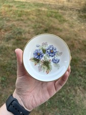 Vintage 1974 Royal Worchester Florena Trinket/Pin Dish Made In England picture