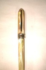 Visconti Van Gogh Maxi Vanilla Ballpoint Pen Hand Turned Resin Silver Mint picture