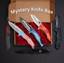 Knife Mystery Box, Randomized Assortment Of Brand New Knives, Pocket Knives picture