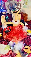 Seasons Spirit Miss Rainy Deer Bohemian Holiday Fae Diva Glamour French Vessel picture