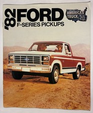 1982 FORD F-SERIES PICKUPS BROCHURE & CATALOG. 20 Pages. Pristine. F100+++. picture
