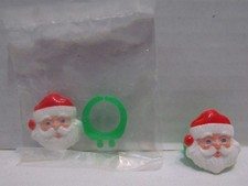 Two 1960's Sears Santa Claus Premium Ring, One Mint in Pack picture