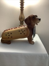 Dachshund Hot Dog Figurine USA Patriotic Tabletop Decor The Humane Society NWT picture