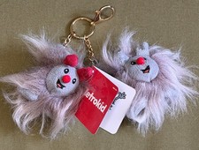 ⭐ The Big Comfy Couch Dust Bunnies Fuzzy Wuzzy Plush Keychain Bag Charm NEW ⭐ picture