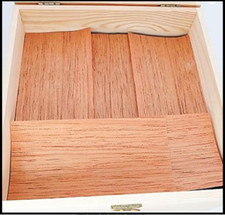 Spanish Cedar Sheets for Humidor, Spanish Cedar Wood Veneer Lumber Strip... picture