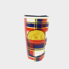 Starbucks Minnesota Plaid Ceramic Traveler Tumbler Coffee Mug 12oz ⭐️New In Box picture