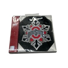 NEW Ohio State Buckeyes Snowflake Ornament Forever Collectibles NCAA Licensed picture