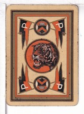 Single Vintage Wide Playing Card, 