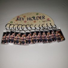 Vintage New Old Stock Lot Of 12 WCW NWO Late 90s Goldberg Keychains picture