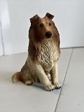 CASTAGNA Large Resin Collie Dog made in Italy 1987 4.5” T picture