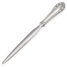 Georg Jensen Denmark Sterling Silver Handle and Stainless Steel Letter Opener picture
