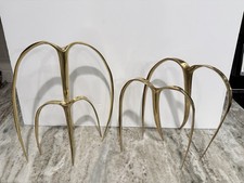 Susan Castok John Richard Gold Bud Vases Set of 4 Luxury Designer Sculptural  picture