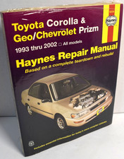 Haynes Repair Manual 92036 Toyota Corolla Geo Chevrolet Prizm 1993-2002 *SEALED* picture