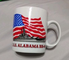 Mug USS ALABAMA (BB-60) Memorial To Alabama Veterans - Collectible Mug Limited  picture