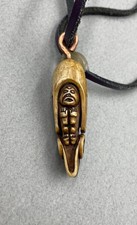 Sea Lion Pendant, Northwest Coast Jewelry, Shamanic Amulet with Abalone, Replica picture