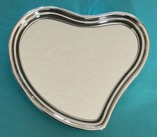 Tiffany & Co Elsa Peretti   Heart Mirror  Sterling Silver  925 Made in Italy picture